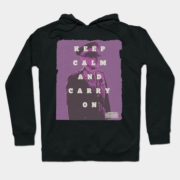 keep calm and carry on purple cary elwes Hoodie by Super-TS